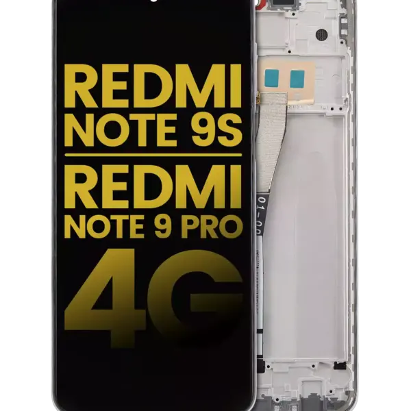 Display telefon Xiaomi Redmi Note 9S / Redmi Note 9 Pro 4G Refurbished (White)
