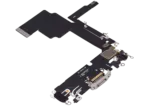 Cablu Flex Port Incarcare Telefon iPhone 15 Pro Used OEM Pull (White Titanium) - imagine 5