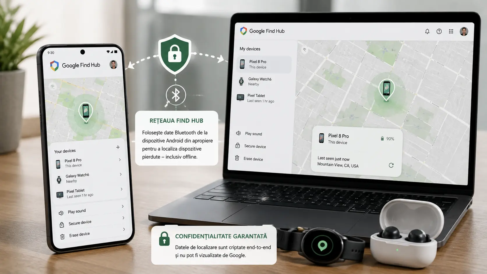 Telefon pierdut Google: cum localizezi, blochezi sau ștergi datele de la distanță Telefon pierdut Google: cum localizezi, blochezi sau ștergi datele de la distanță