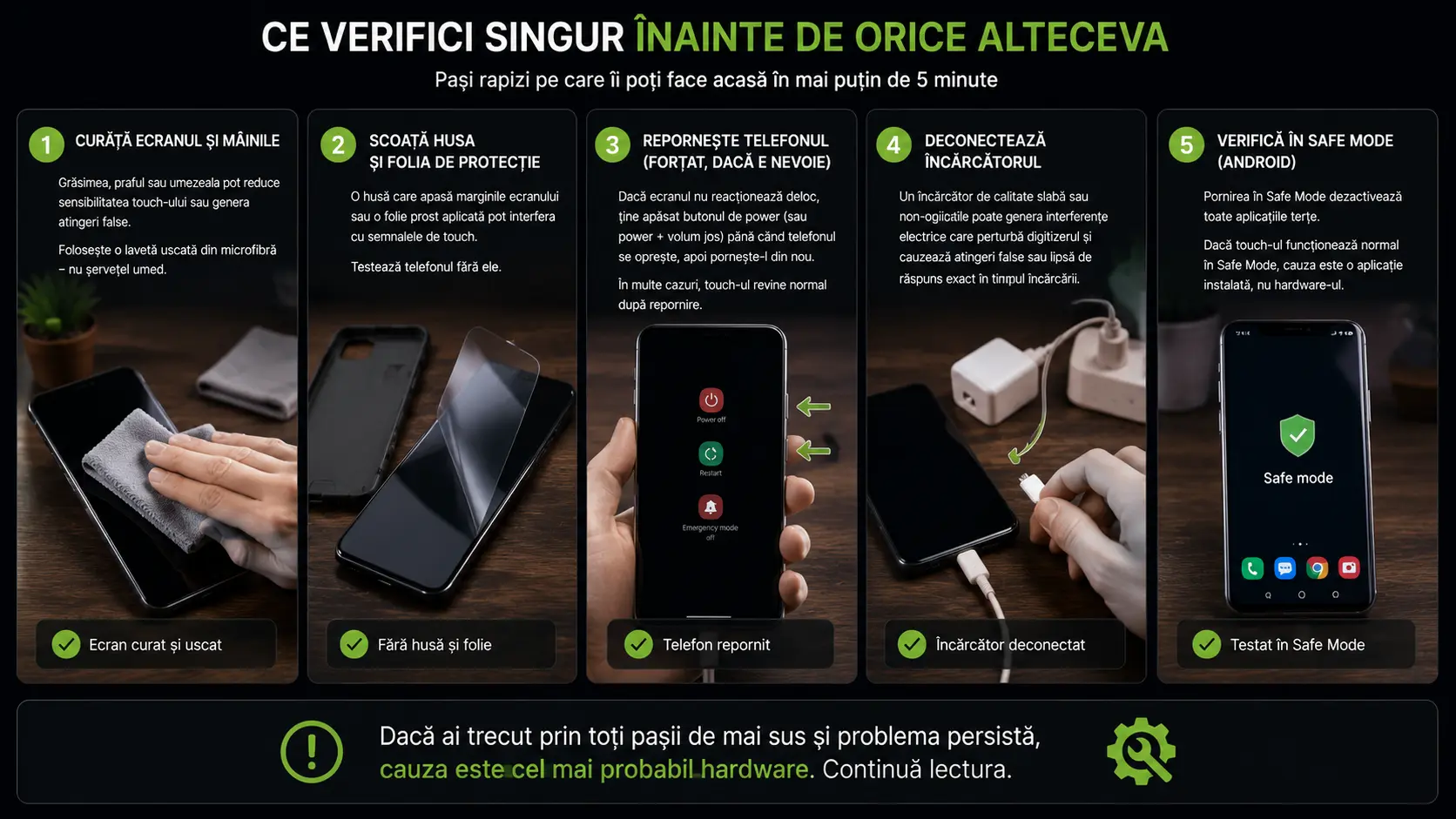 De ce nu merge touch-ul la telefon: cauze frecvente și soluții eficiente De ce nu merge touch-ul la telefon: cauze frecvente și soluții eficiente