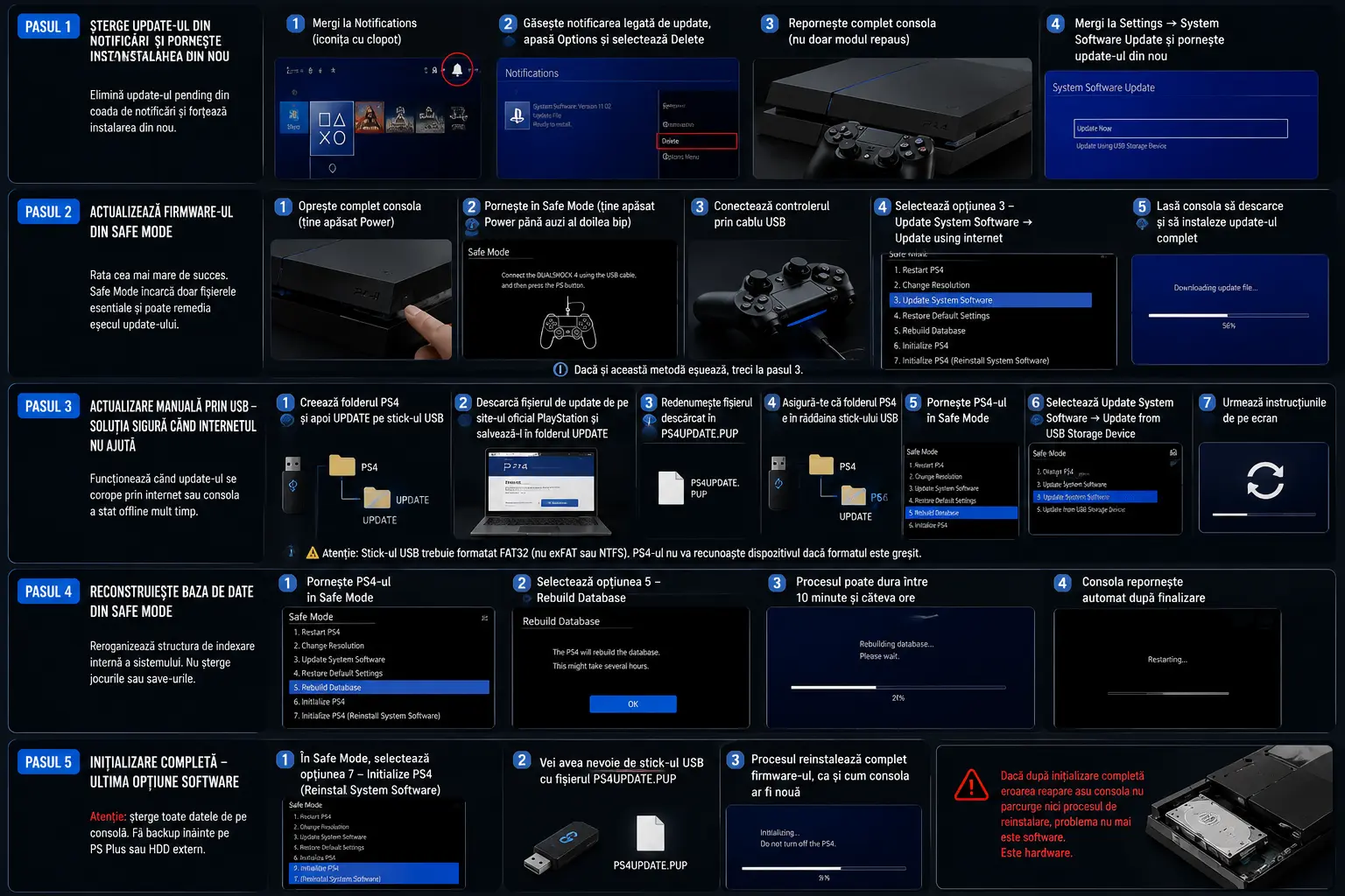 Eroarea SU-30625-6 pe PlayStation 4: ce înseamnă, de ce apare și cum o rezolvi Eroarea SU-30625-6 pe PlayStation 4: ce înseamnă, de ce apare și cum o rezolvi