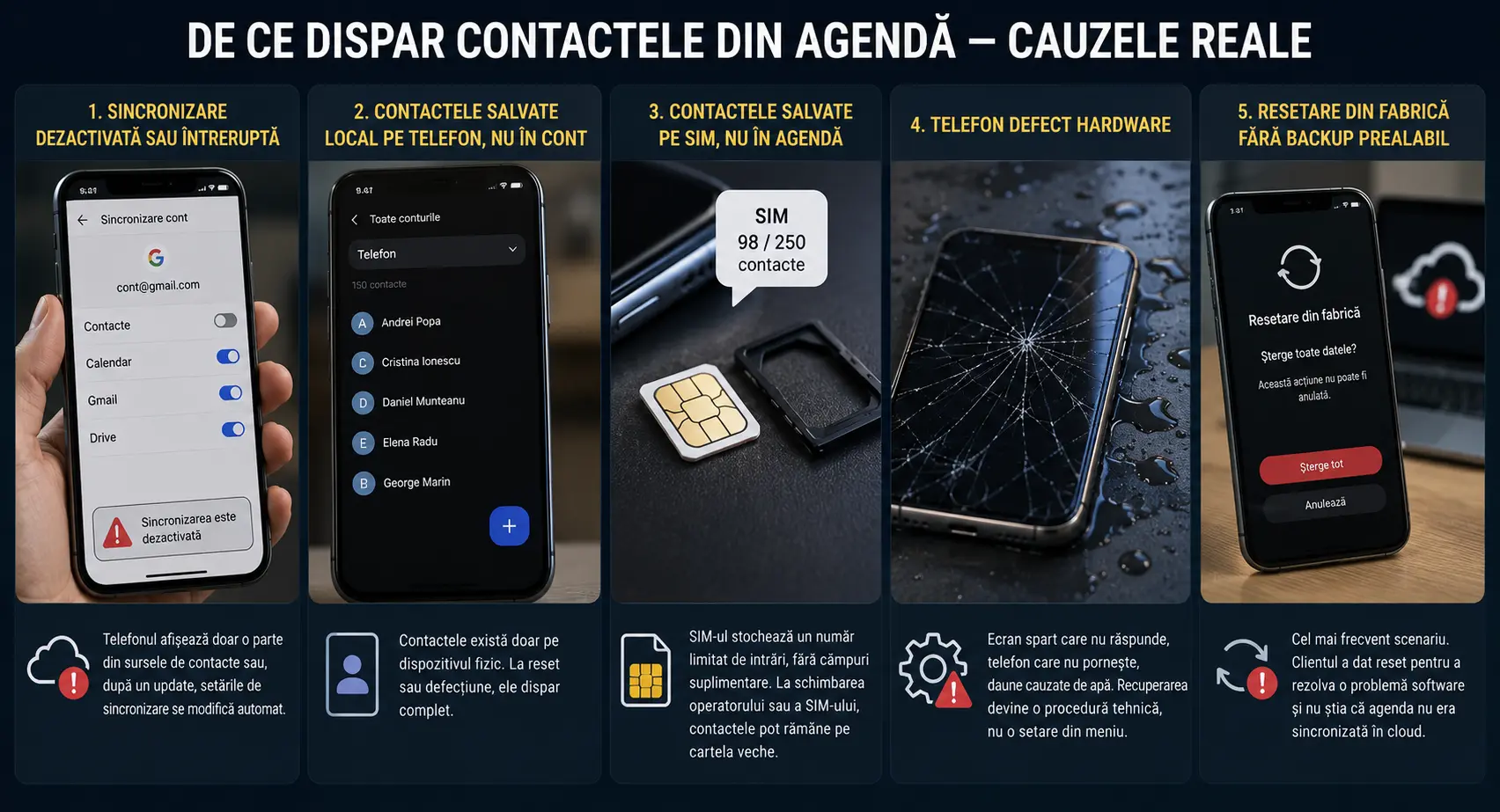 Agenda telefon: cum salvezi, organizezi și recuperezi contactele — ghid complet din laborator Agenda telefon: cum salvezi, organizezi și recuperezi contactele — ghid complet din laborator