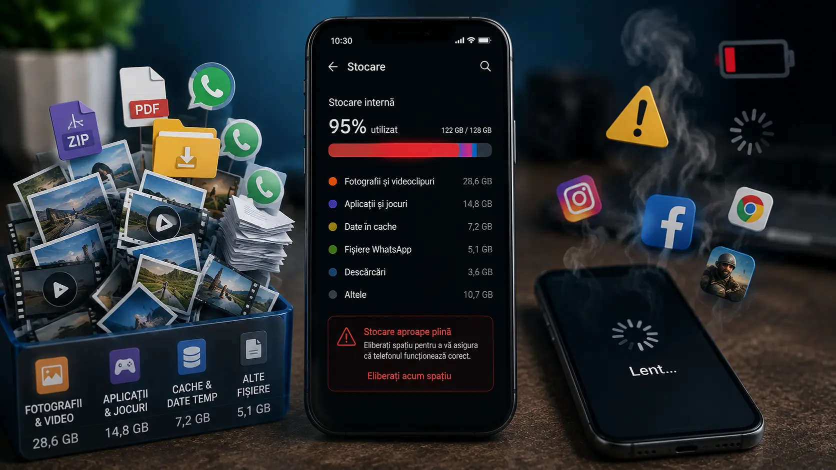 Curățare telefon gratis: cum eliberezi spațiu și îmbunătățești performanța Curățare telefon gratis: cum eliberezi spațiu și îmbunătățești performanța