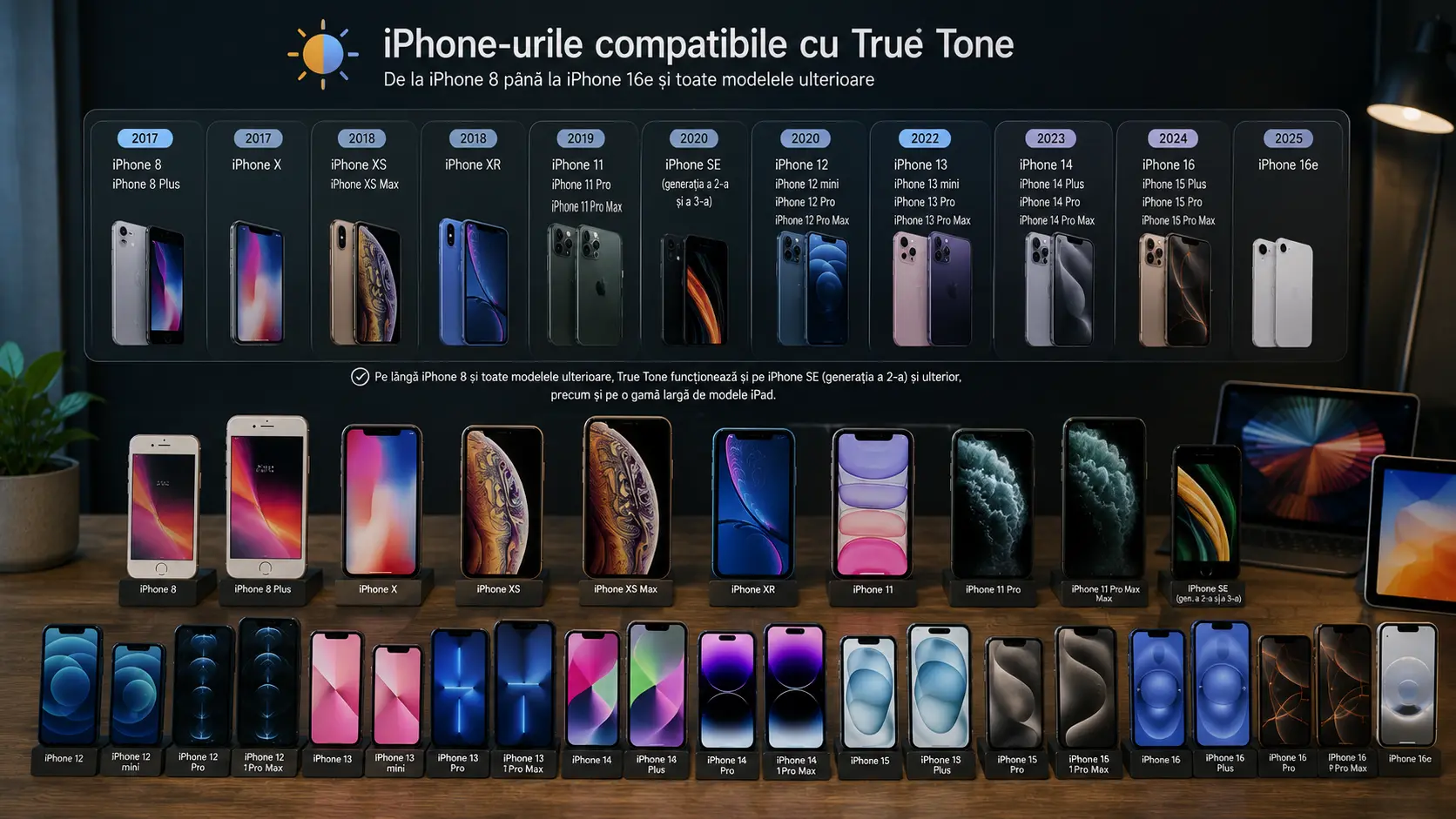 True Tone iPhone: ce este, cum funcționează și când merită activat True Tone iPhone: ce este, cum funcționează și când merită activat