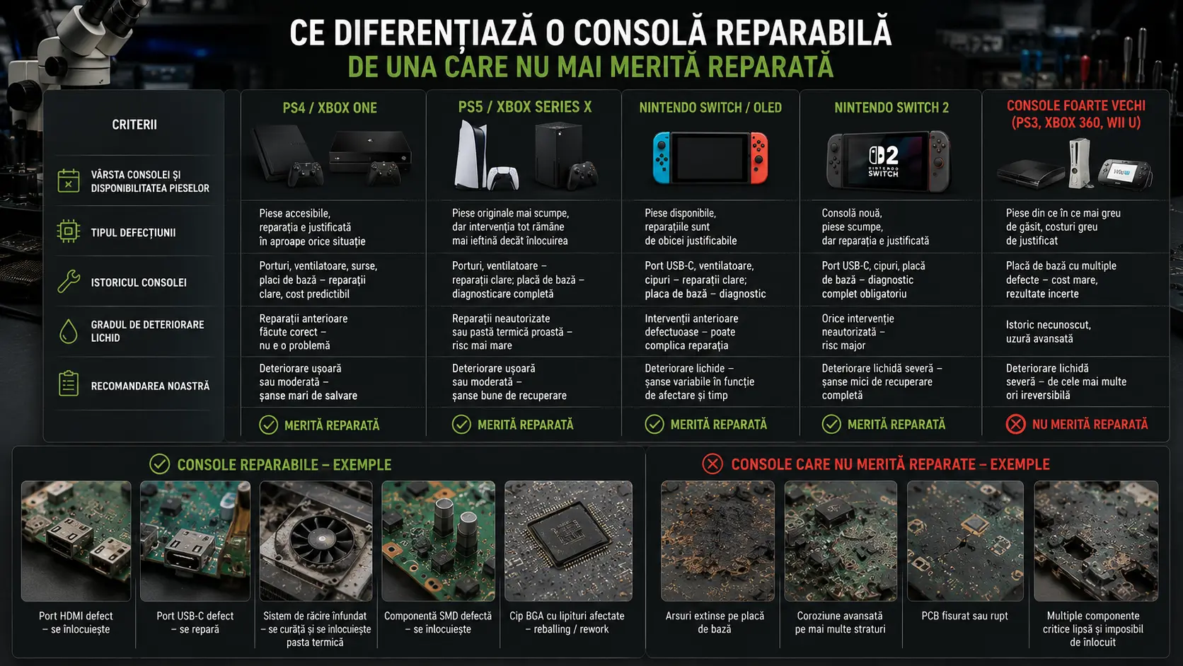 Consola nu mai pornește? Cele mai frecvente cauze și ce soluții există Consola nu mai pornește? Cele mai frecvente cauze și ce soluții există