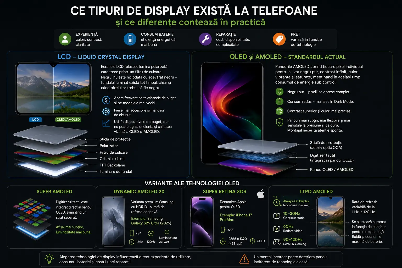 Ce înseamnă display la telefon și ce rol are în funcționarea dispozitivului Ce înseamnă display la telefon și ce rol are în funcționarea dispozitivului