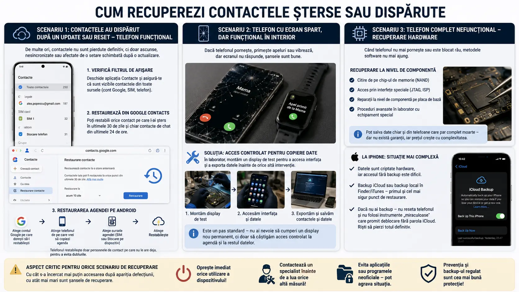 Agenda telefon: cum salvezi, organizezi și recuperezi contactele — ghid complet din laborator Agenda telefon: cum salvezi, organizezi și recuperezi contactele — ghid complet din laborator