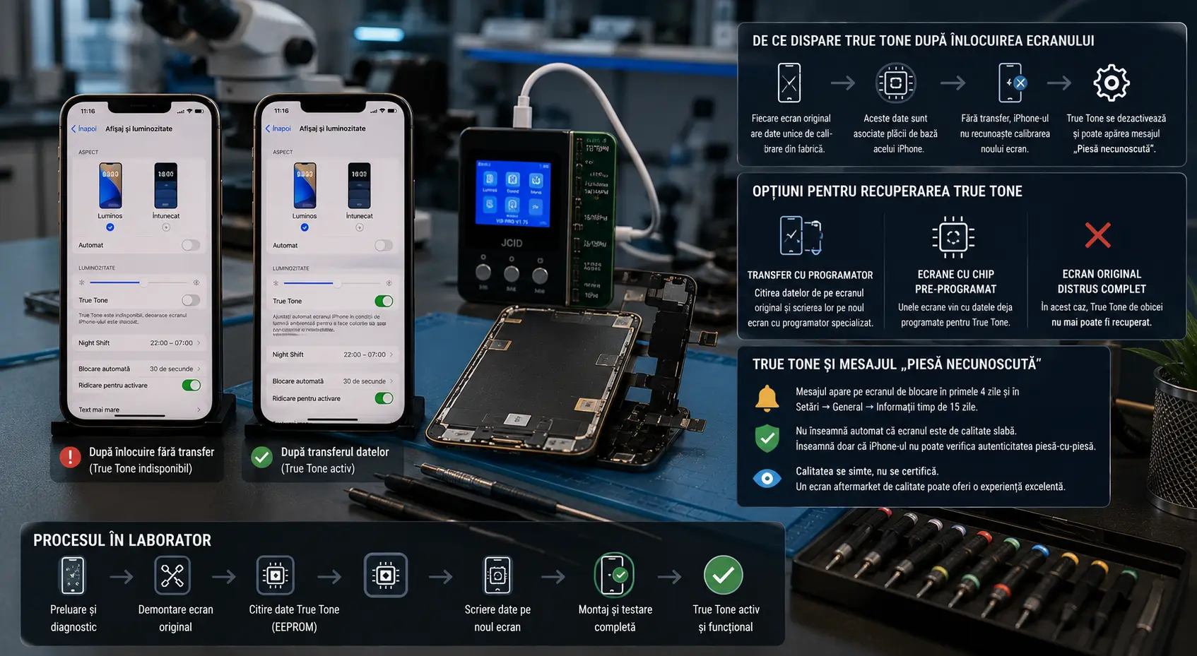 True Tone iPhone: ce este, cum funcționează și când merită activat True Tone iPhone: ce este, cum funcționează și când merită activat