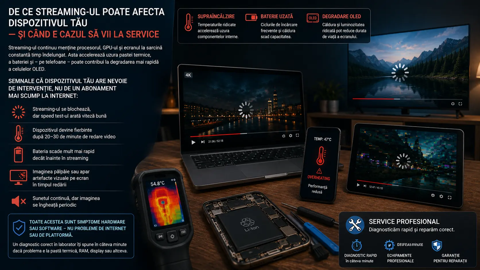 Streaming: ce înseamnă și cum funcționează pe telefon, laptop sau televizor Streaming: ce înseamnă și cum funcționează pe telefon, laptop sau televizor