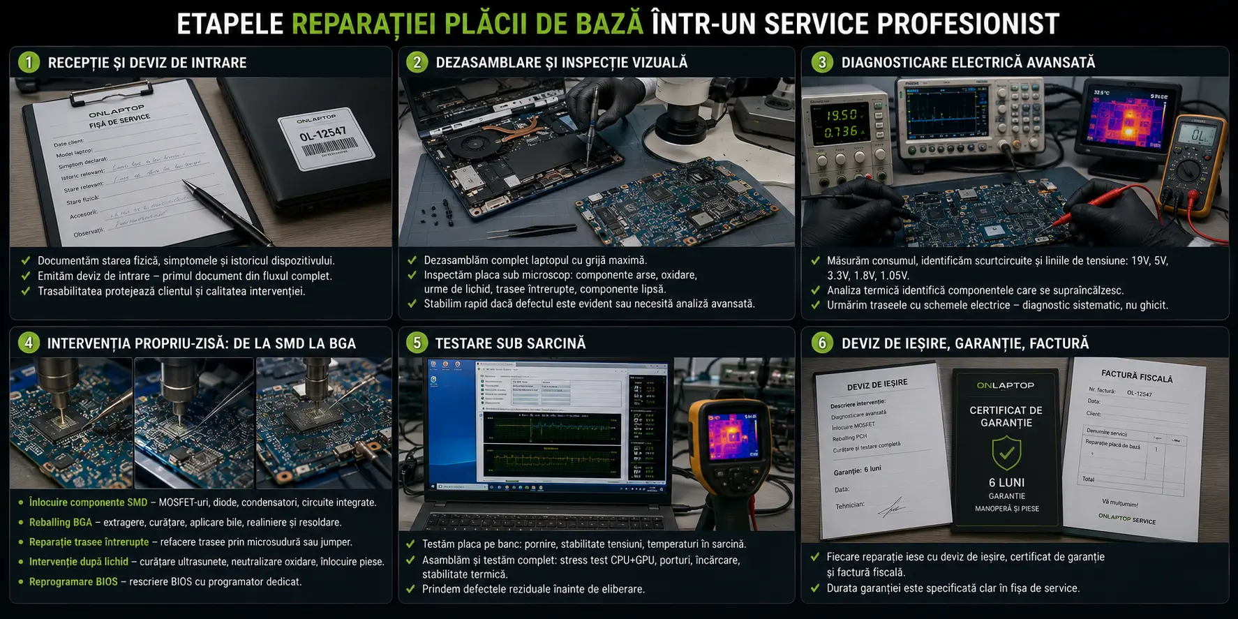 Cum se repară placa de bază a unui laptop într-un service profesionist? Etapele procesului de reparație Cum se repară placa de bază a unui laptop într-un service profesionist? Etapele procesului de reparație