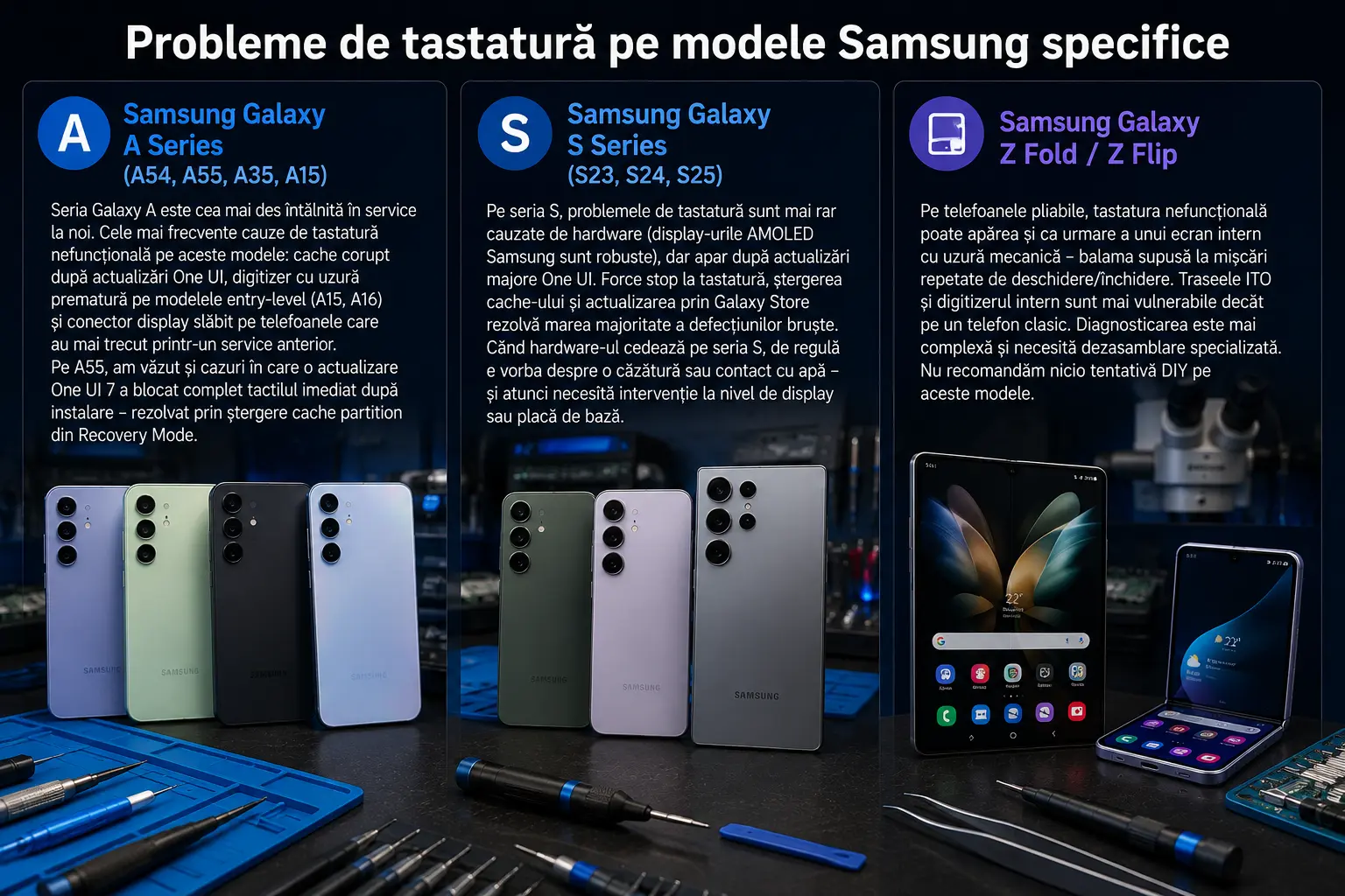 Tastatura telefonului Samsung nu funcționează? Cauze și soluții pentru rezolvarea problemei Tastatura telefonului Samsung nu funcționează? Cauze și soluții pentru rezolvarea problemei