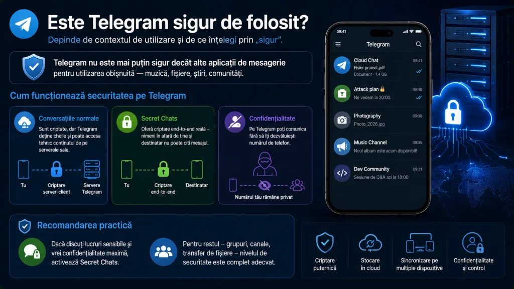 Ce este Telegram, la ce îl folosești și care sunt diferențele dintre Telegram și WhatsApp Ce este Telegram, la ce îl folosești și care sunt diferențele dintre Telegram și WhatsApp