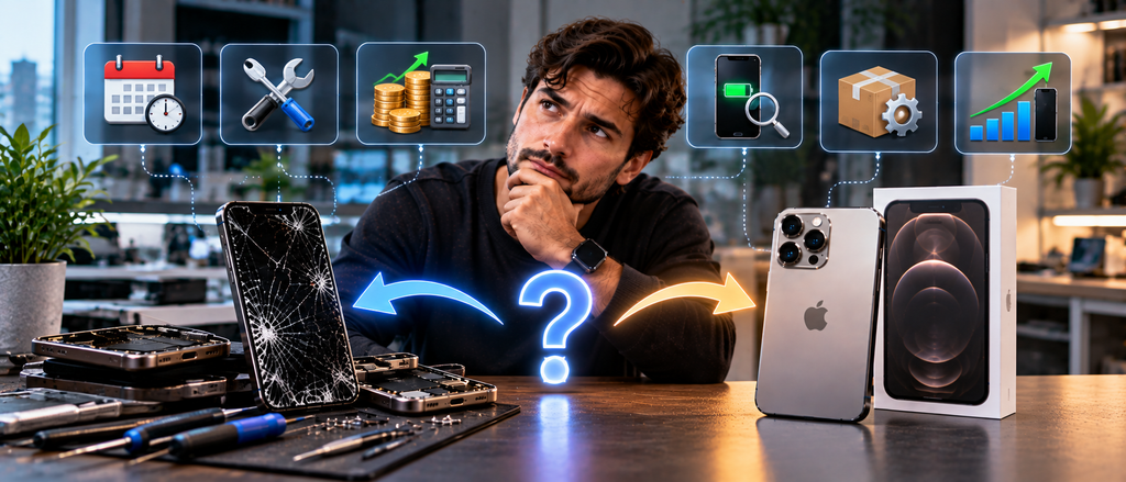 Merită să repari telefonul sau să îl înlocuiești? Ce trebuie să iei în calcul în 2026 Merită să repari telefonul sau să îl înlocuiești? Ce trebuie să iei în calcul în 2026