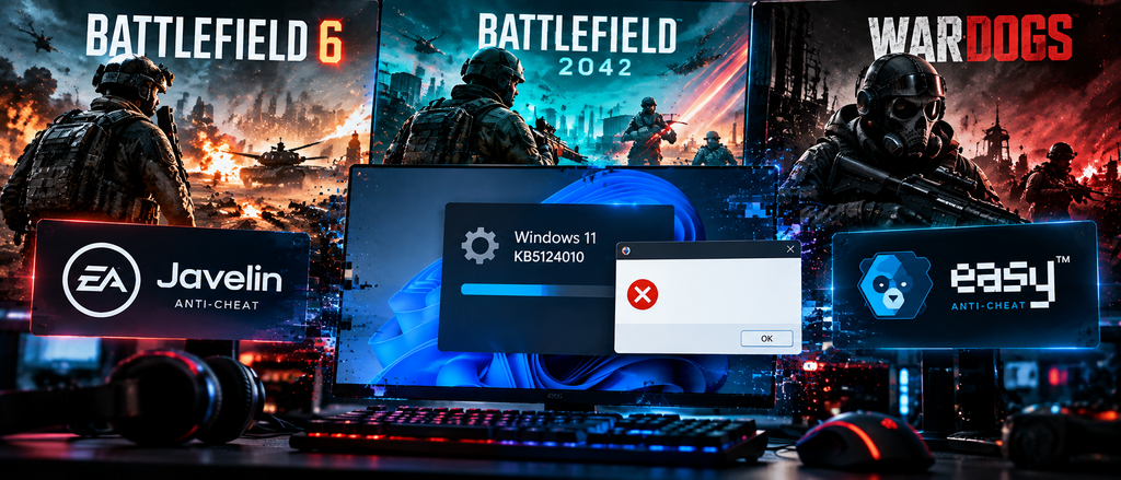 Jocurile se închid singure după un update Windows 11? Problema ar putea fi KB5124010 Jocurile se închid singure după un update Windows 11? Problema ar putea fi KB5124010