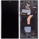 Display Samsung Galaxy S22 Ultra 5G Oled Service Pack (Phantom Black) - imagine 2