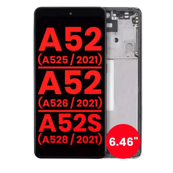 Display Samsung Galaxy A52 4G (A525 / 2021) / A52 5G (A526 / 2021) / A52S 5G (A528 / 2021) Oled (6.46") AMPlus (Awesome Black)