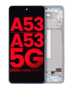 Ansamblu Display Samsung Galaxy A53 5G (A536 / 2022)  AMPlus (Blue) - imagine 3