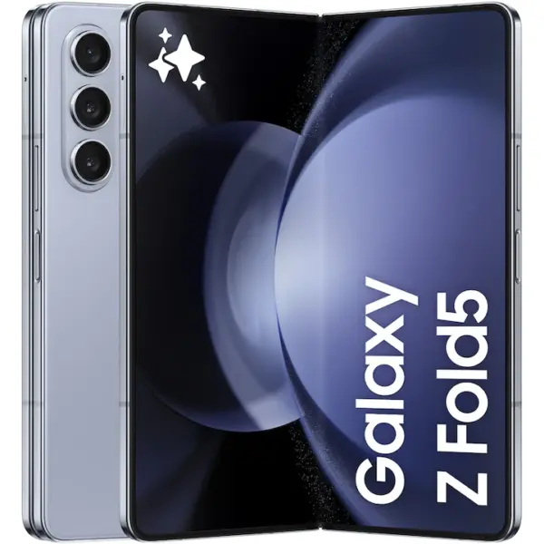 Oferte Black Friday Telefon mobil Samsung Galaxy Z Fold5, 12GB RAM, 512GB, 5G, Icy Blue Refurbished