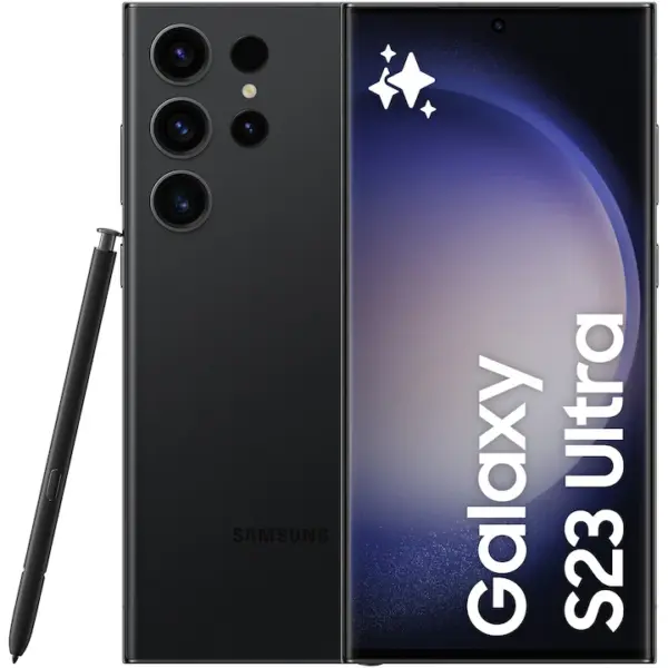 Oferte Black Friday Telefon mobil Samsung Galaxy S23 Ultra, Dual SIM, 512GB, 12GB RAM, 5G, Phantom Black Refurbished