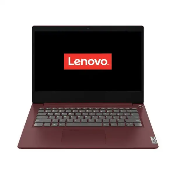 Oferte Black Friday Laptop ultraportabil Lenovo IdeaPad 3 14IIL05, i3-1005G1 pana la 3.40 GHz, 14", Full HD, 12GB, 256GB SSD, Intel UHD Graphics, Cherry Red, Genuine RF